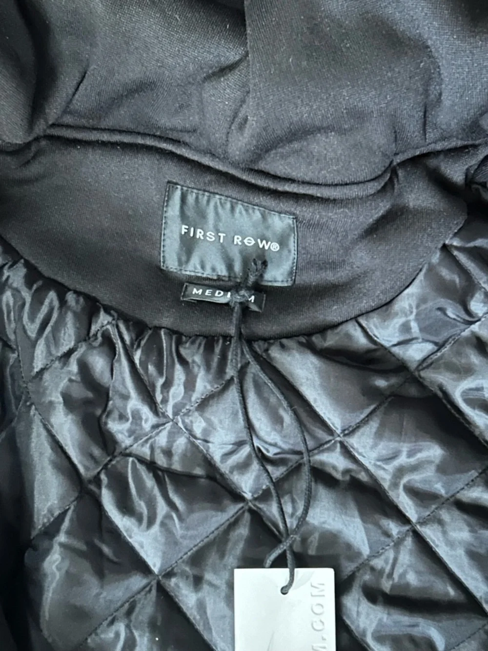 FIRST ROW-BEWARE OF STRUCTURAL ERRORS Gray Plaid Hooded Jacket NWT 🔥